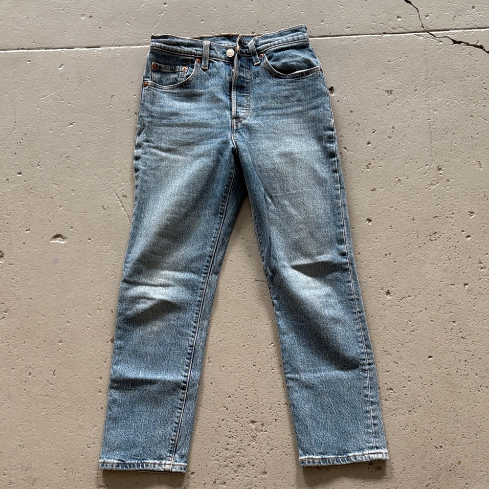 Levi's Light Blue Ankle Jeans